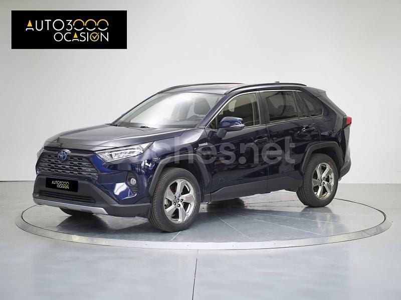 Azul Usado 2021 Toyota RAV4 Hybrid Luxury SUV | 32.041 € (Precio justo) - Imagen 1/4