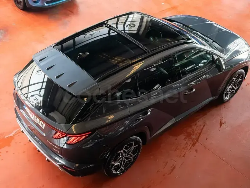 Usado Hyundai Tucson N Line 136 CV (100 kW) 2022 Gris / plata SUV