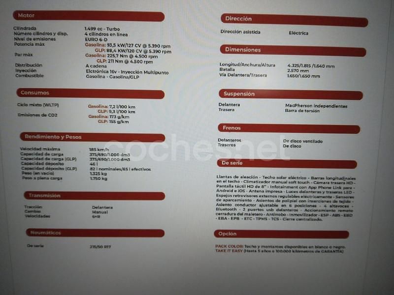 Usado EVO Evo 5 127 CV (93 kW) 2025 Granate SUV