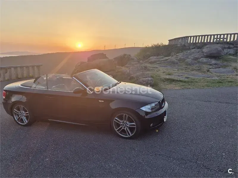 Usado BMW 120 Cabriolet 177 CV (130 kW) 2008 Negro Descapotable