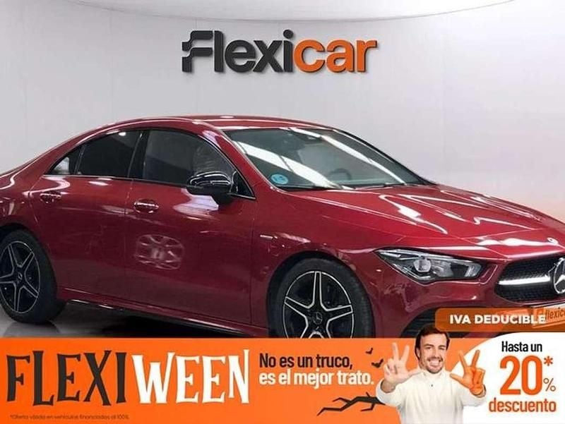 Burdeos Usado 2021 Mercedes CLA200 Coupe | 24.490 € (Precio justo) - Imagen 1/4
