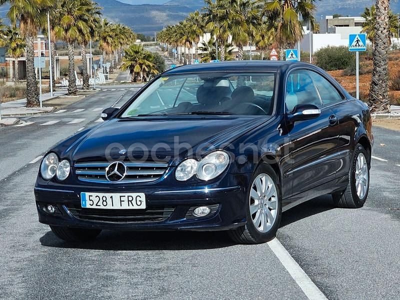 Azul Usado 2008 Mercedes CLK200 Elegance Coupe | 4900 € (Super precio) - Imagen 1/4