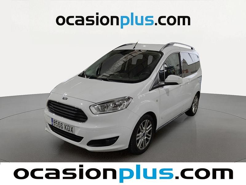 Blanco Usado 2017 Ford Tourneo Courier Titanium Monovolumen | 12.223 € (Precio justo) - Imagen 1/4