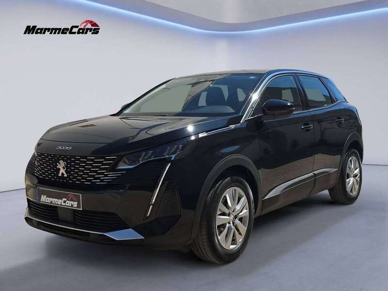 Negro Usado 2021 Peugeot 3008 Active Monovolumen | 18.000 € (Buen precio) - Imagen 1/4