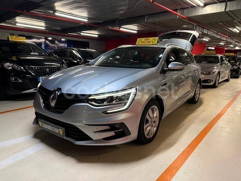 Gris / plata Usado 2021 Renault Mégane GrandTour Intens Familiar | 12.900 € (Caro) - Imagen 1/4