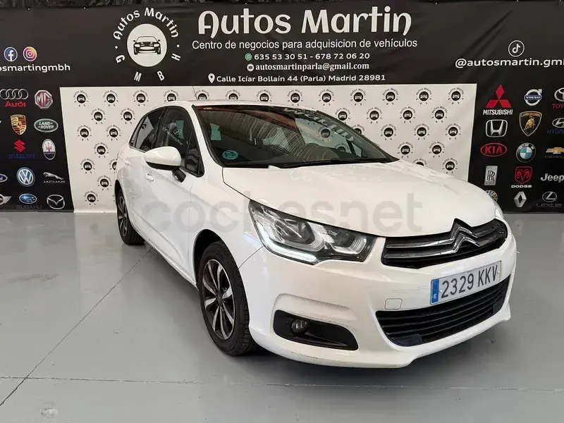Usado Citroën C4 PureTech 110 CV (80 kW) 2018 Blanco Berlina