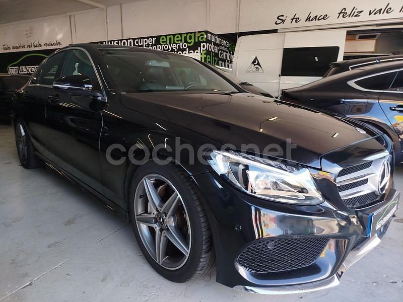 Negro Usado 2018 Mercedes C220 Berlina | 21.900 € (Precio justo) - Imagen 1/4