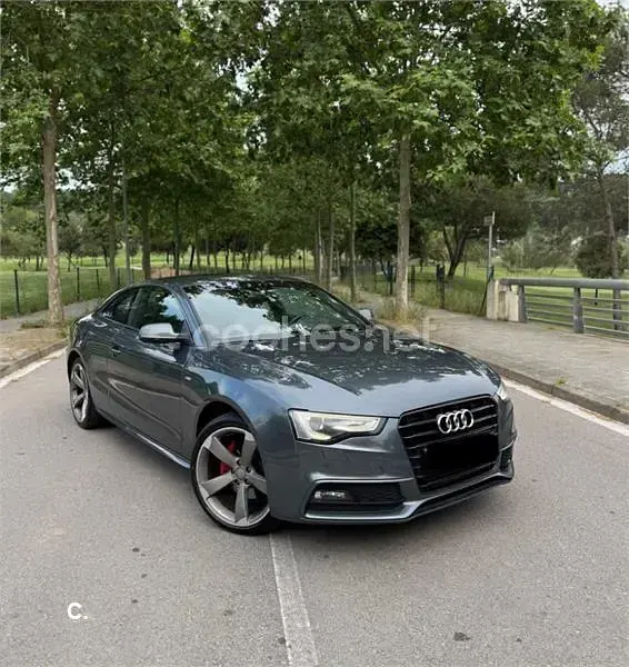 Usado Audi A5 S-Line 245 CV (180 kW) 2015 Gris / plata Coupe