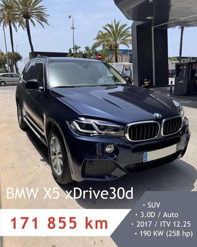 Azul Usado 2017 BMW X5 SUV | 25.500 € (Super precio) - Imagen 1/4