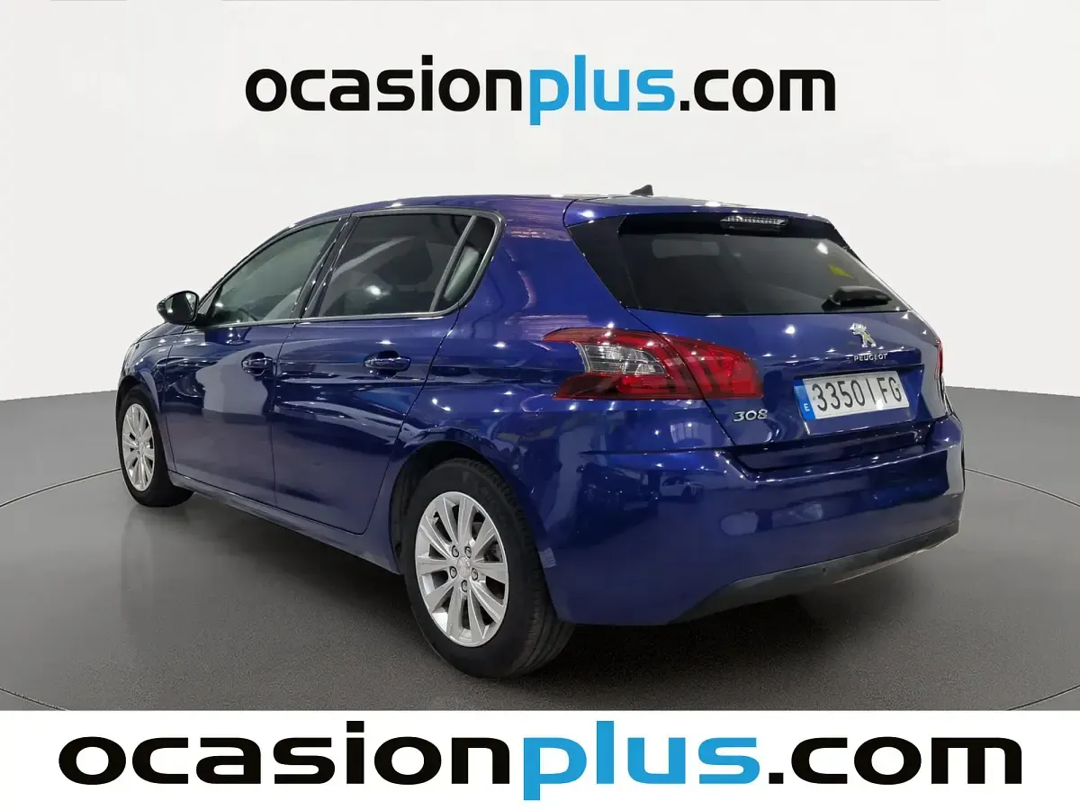 Usado Peugeot 308 Style 131 CV (96 kW) 2020 Azul Utilitario