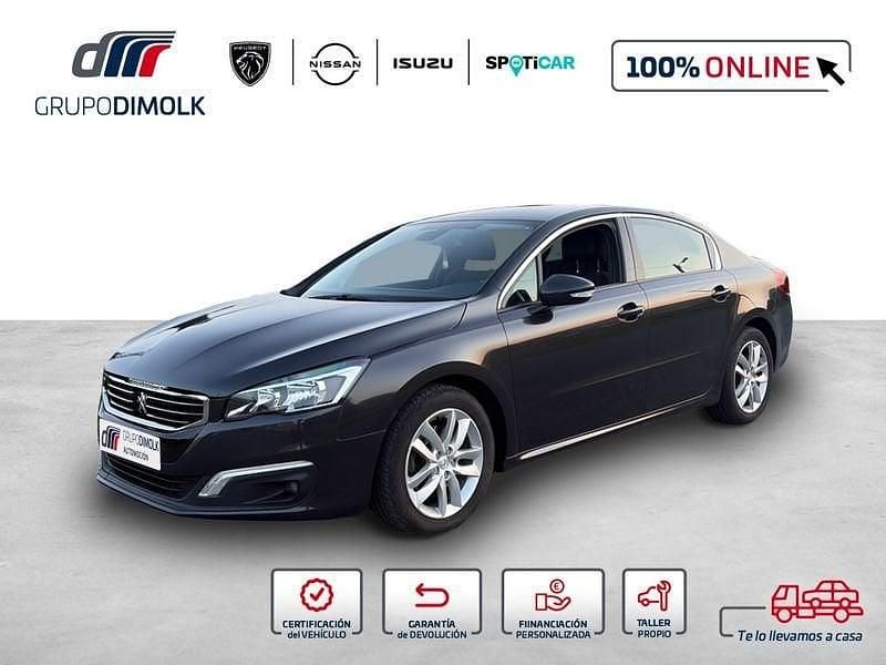 Usado Peugeot 508 Active 140 CV (102 kW) 2015 Negro Berlina