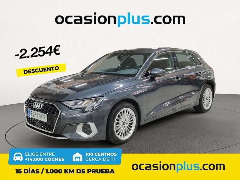 Gris Usado 2023 Audi A3 Advanced Plus | 24.800 € (Precio justo) - Imagen 1/4