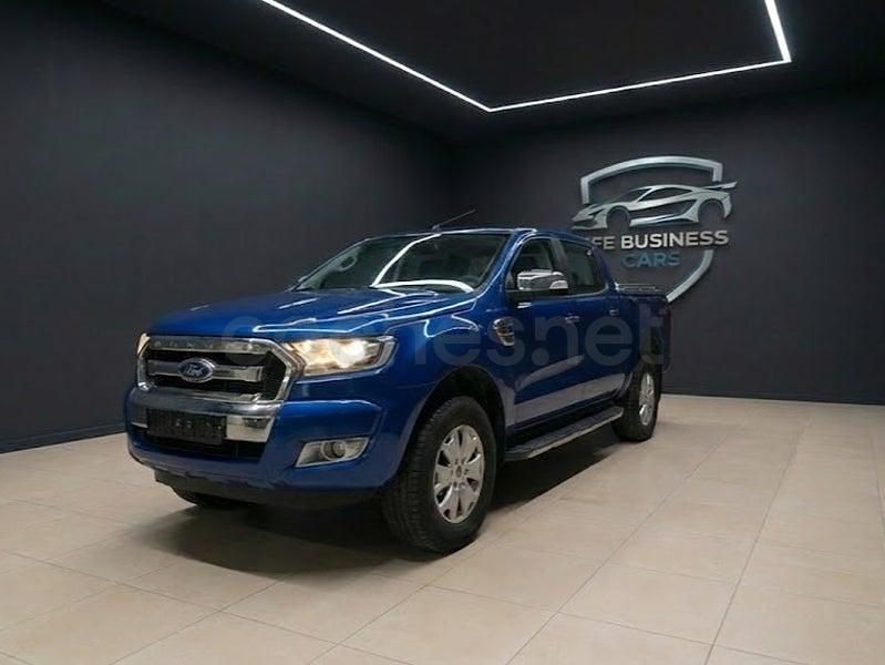 Usado Ford Ranger XLT 160 CV (117 kW) 2016 Azul Recogida