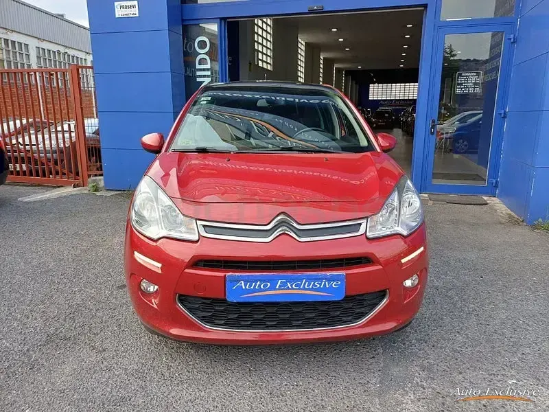 Usado Citroën C3 Exclusive 92 CV (67 kW) 2013 Granate Berlina