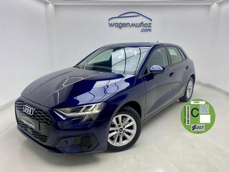Usado Audi A3 Sportback 150 CV (110 kW) 2020 Azul Utilitario