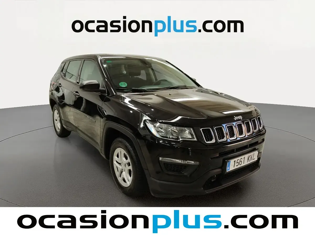 Usado Jeep Compass Sport 140 CV (102 kW) 2018 Negro SUV