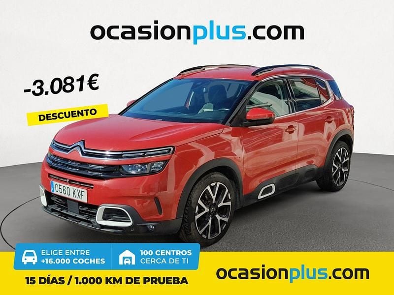 Rojo Usado 2019 Citroën C5 Aircross Shine SUV | 15.200 € (Precio justo) - Imagen 1/4