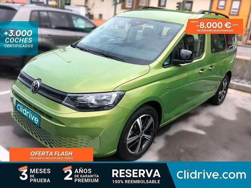 Usado VW Caddy 122 CV (89 kW) 2023 Verde Monovolumen