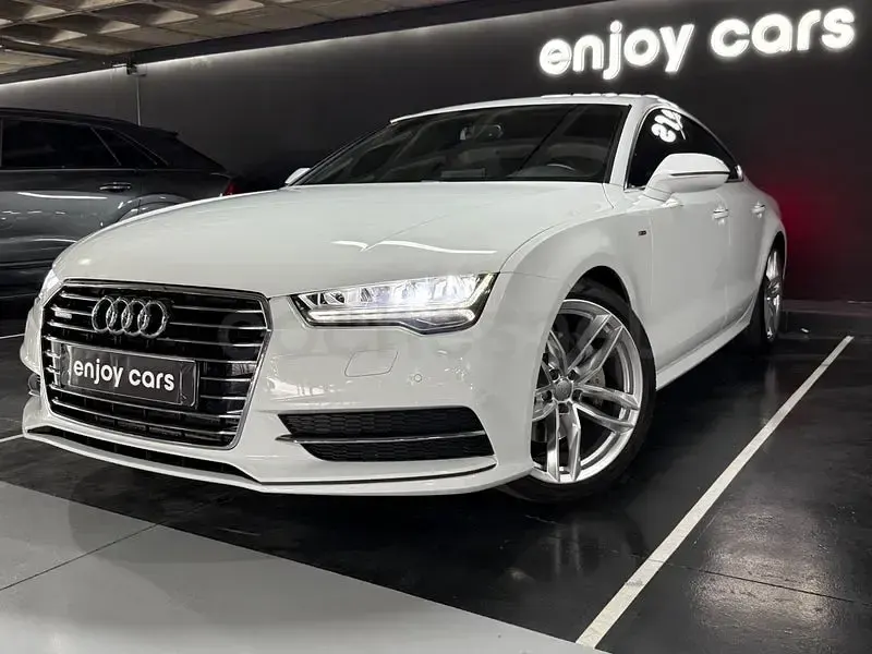 Usado Audi A7 Sportback S-Line 320 CV (235 kW) 2017 Blanco Utilitario