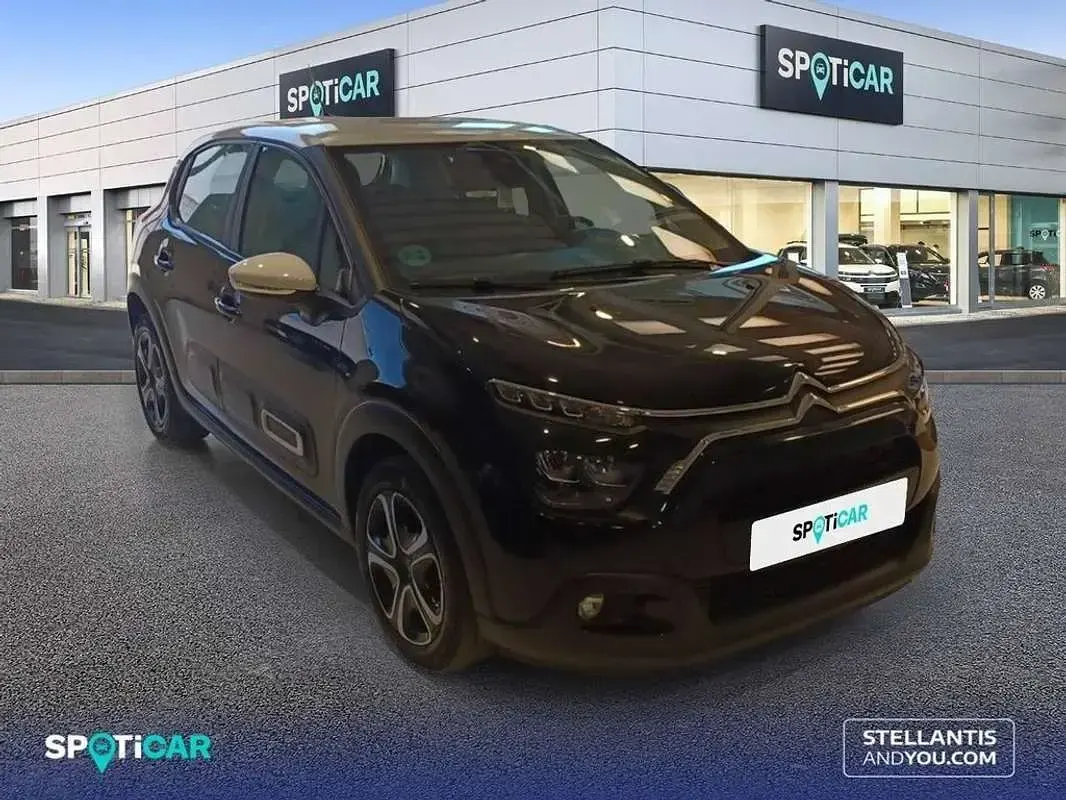 Usado Citroën C3 Feel 110 CV (80 kW) 2022 Negro Utilitario