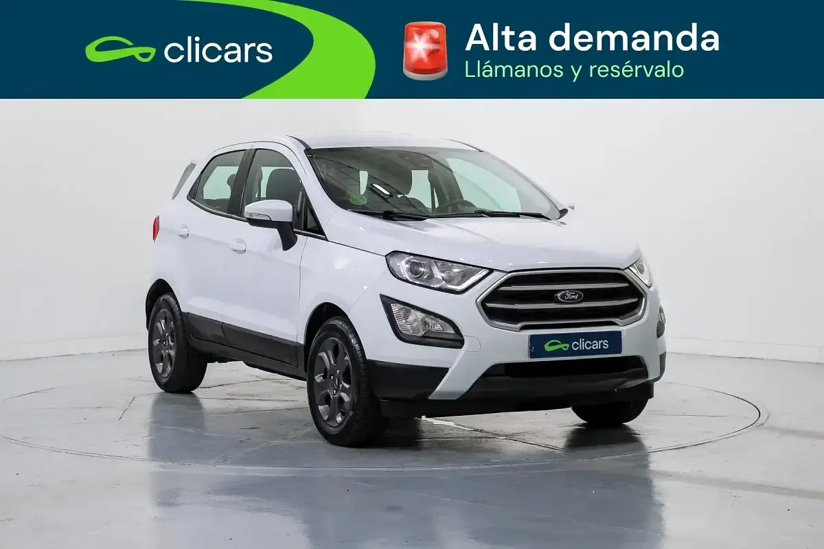 Usado Ford Ecosport Trend 100 CV (73 kW) 2021 Blanco SUV