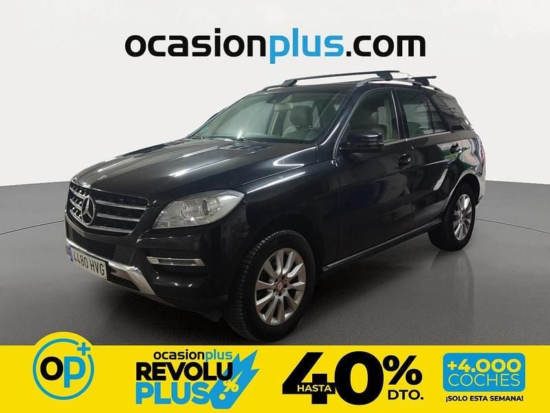 Usado Mercedes ML350 306 CV (225 kW) 2014 Negro SUV