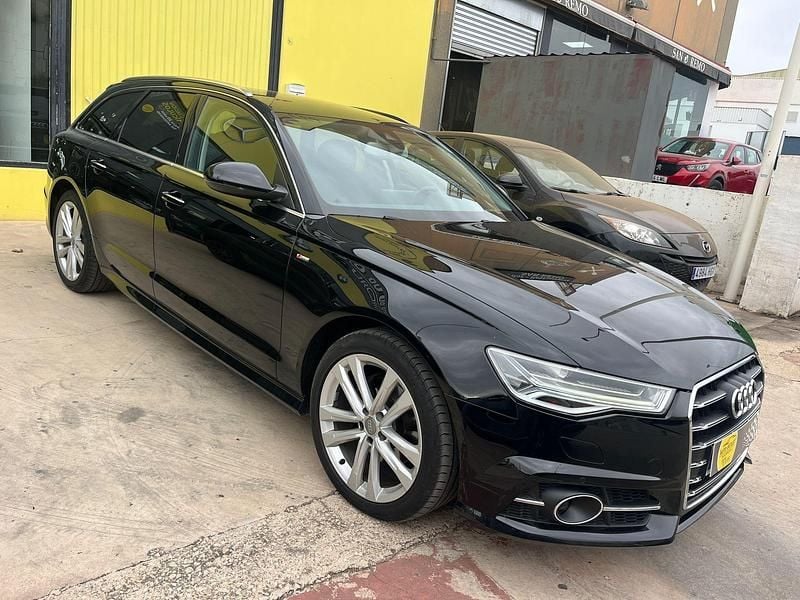 Usado Audi A6 S-Line 190 CV (139 kW) 2018 Negro Familiar