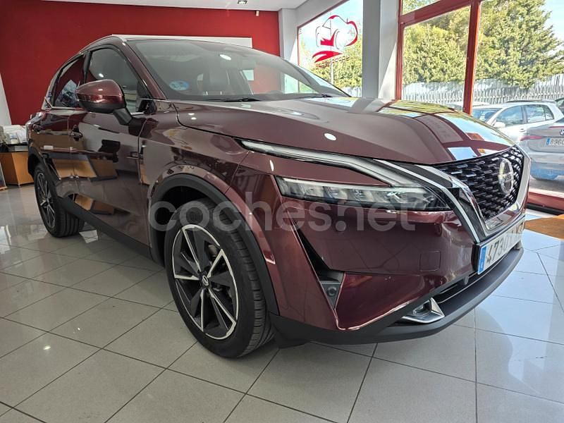 Violeta / lila Usado 2022 Nissan Qashqai Tekna SUV | 25.990 € (Precio justo) - Imagen 1/4