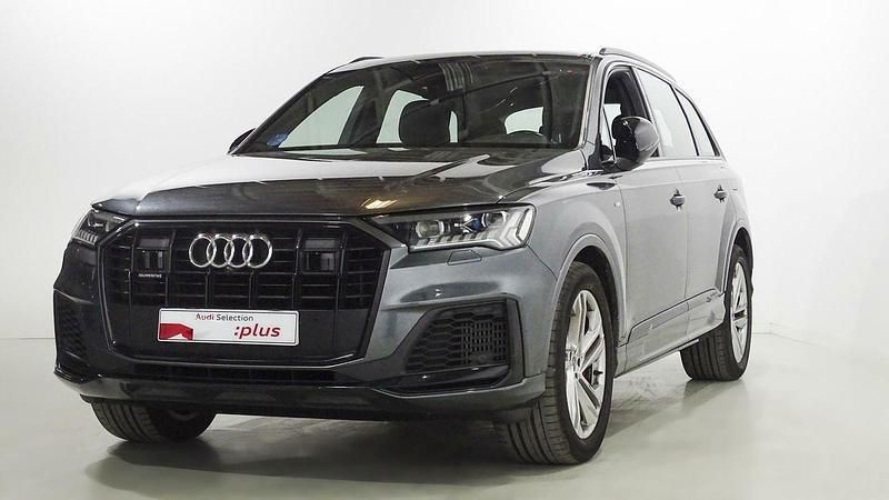 Gris Usado 2021 Audi Q7 S-Line SUV | 60.400 € (Precio justo) - Imagen 1/4