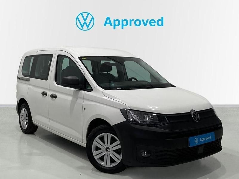 Blanco Usado 2021 VW Caddy Monovolumen | 23.800 € (Caro) - Imagen 1/4