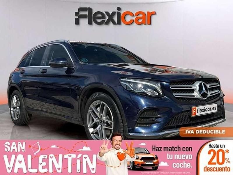 Usado Mercedes GLC220 170 CV (125 kW) 2019 Azul SUV