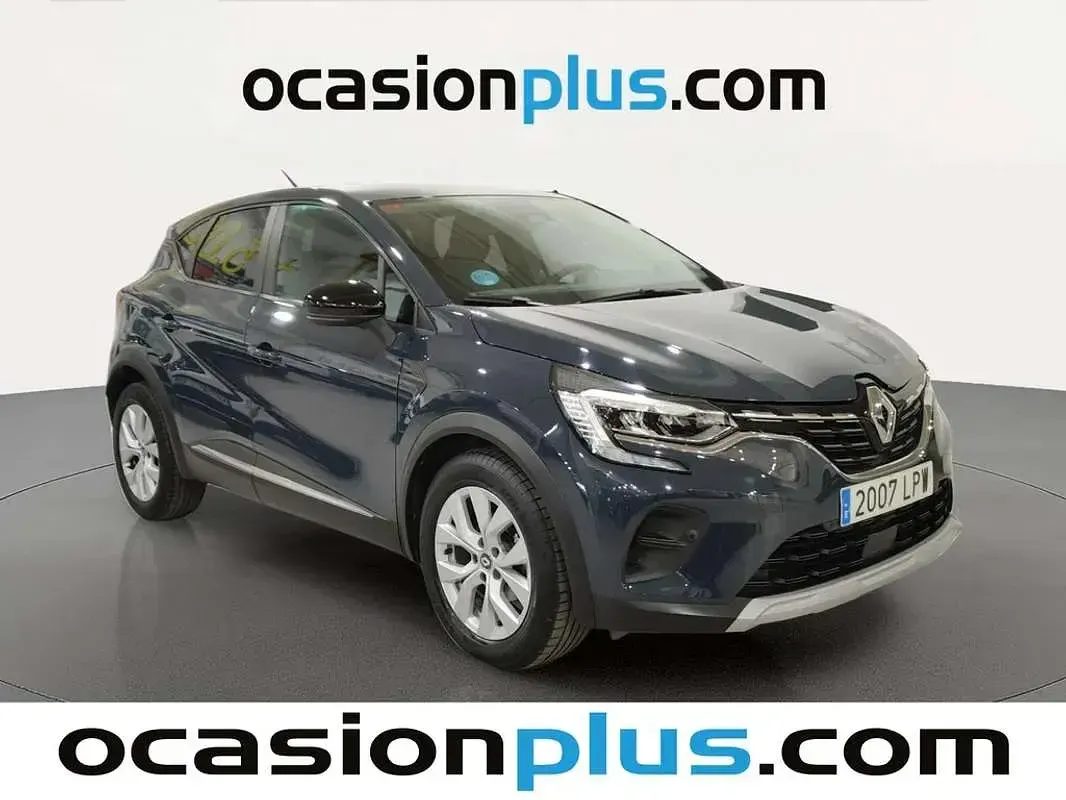 Usado Renault Captur Intens 91 CV (66 kW) 2021 Azul SUV