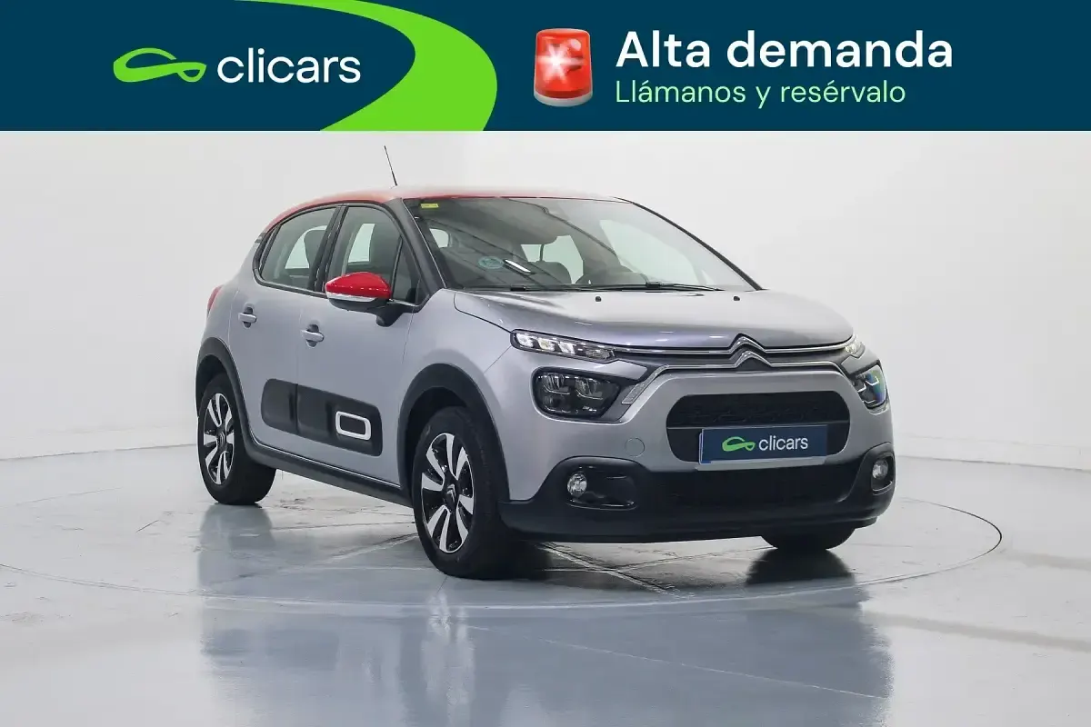 Usado Citroën C3 Feel 83 CV (61 kW) 2020 Gris / plata Utilitario