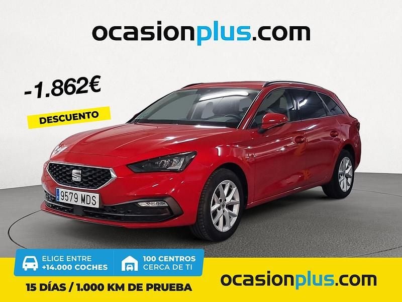 Rojo Usado 2023 Seat Leon Style Familiar | 20.000 € (Precio justo) - Imagen 1/4