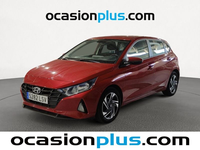 Rojo Usado 2021 Hyundai i20 Utilitario | 12.273 € (Precio justo) - Imagen 1/4