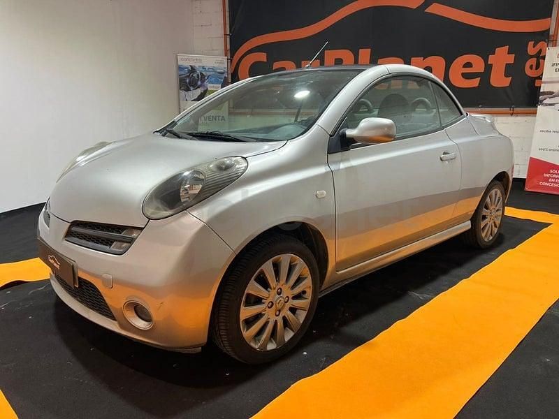 Usado Nissan Micra C+C Tekna 88 CV (64 kW) 2008 Gris / plata Descapotable