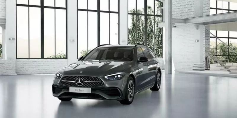 Gris Nuevo 2025 Mercedes C220 Familiar | 56.700 € (Precio justo) - Imagen 1/4
