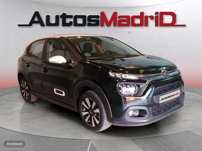 Negro Usado 2022 Citroën C3 Feel Utilitario | 11.490 € (Precio justo) - Imagen 1/4