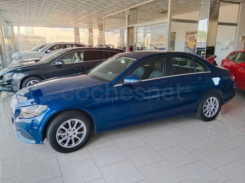 Usado Mercedes C200 136 CV (100 kW) 2016 Azul Berlina