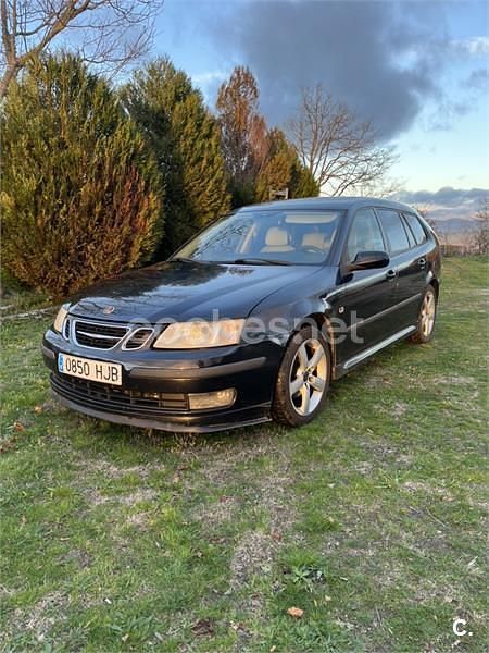 Usado Saab 9-3 Vector 150 CV (110 kW) 2005 Negro Utilitario