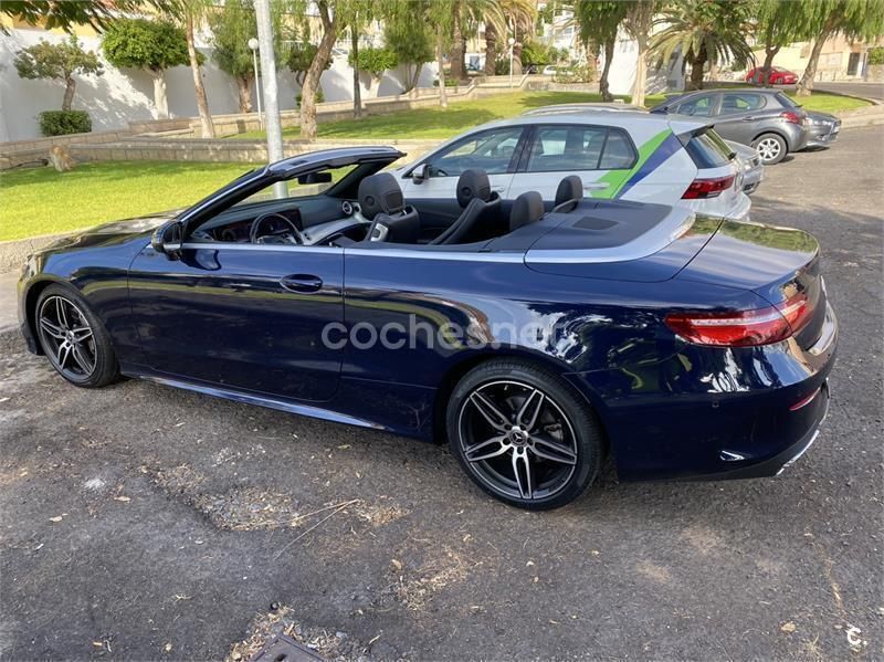 Usado Mercedes E220 194 CV (142 kW) 2019 Azul Descapotable