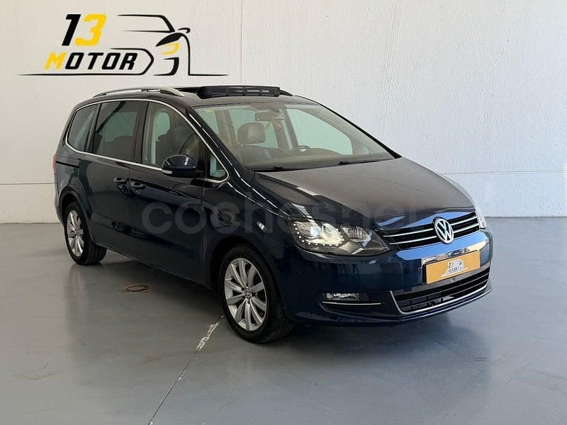 Usado VW Sharan Sport 177 CV (130 kW) 2013 Azul Monovolumen