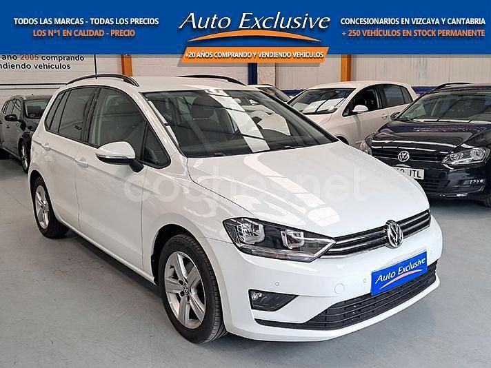 Blanco Usado 2018 VW Golf Sportsvan Advance Monovolumen | 17.990 € (Un poco caro) - Imagen 1/4