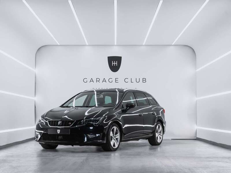 Negro Usado 2014 Seat Leon ST FR Familiar | 8999 € (Precio justo) - Imagen 1/4