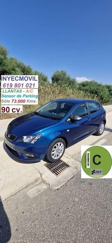 Azul Usado 2016 Seat Ibiza Reference Utilitario | 9790 € (Precio justo) - Imagen 1/4