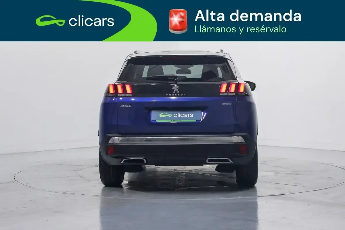 Usado Peugeot 3008 GT-line 130 CV (95 kW) 2018 Azul SUV
