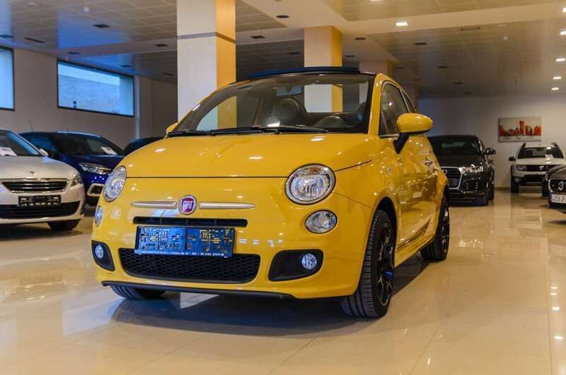 Amarillo Usado 2015 Fiat 500C S Descapotable | 8990 € (Buen precio) - Imagen 1/4