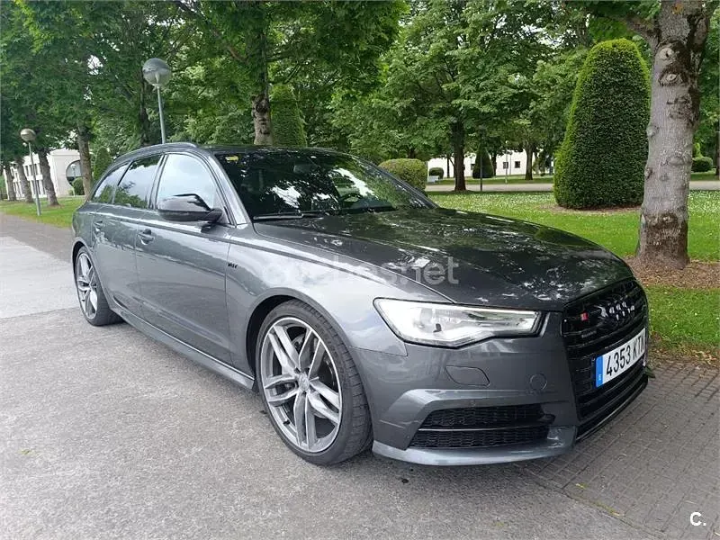 Usado Audi A6 S-Line 218 CV (160 kW) 2015 Gris / plata Familiar