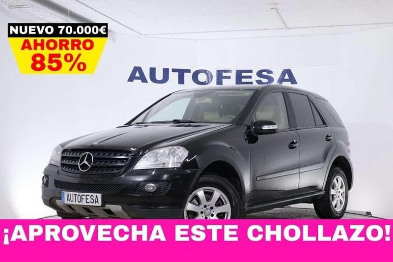 Negro Usado 2008 Mercedes ML320 SUV | 10.250 € (Buen precio) - Imagen 1/4