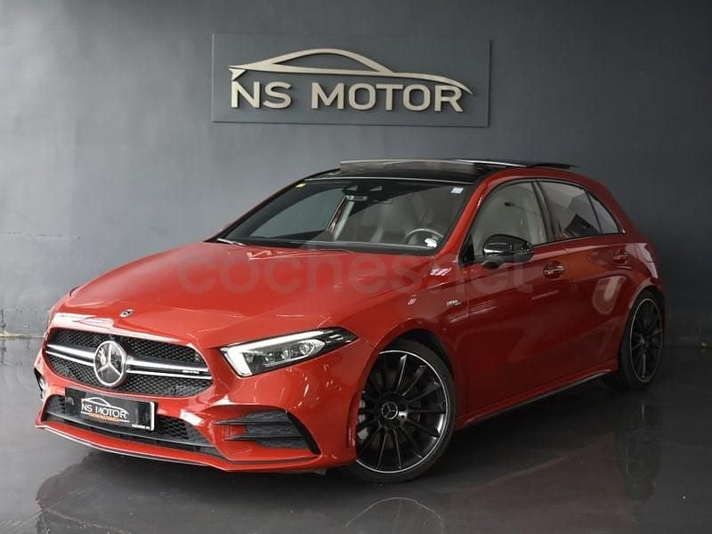 Rojo Usado 2019 Mercedes A35 AMG AMG Berlina | 31.900 € (Precio justo) - Imagen 1/4